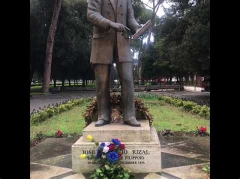 rizal monument in rome italy|Dr. Jose Rizal Monument unveiling Piazza Manila .
